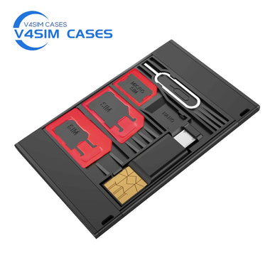 8 in 1 SIM Card Holder & microSD Card Reader