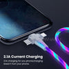 3 in 1 LED Flowing Charging Cable