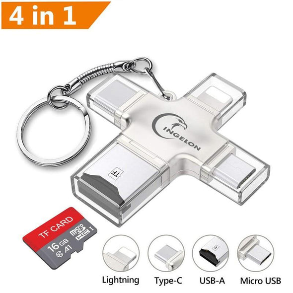4 in 1 microSD Card Reader