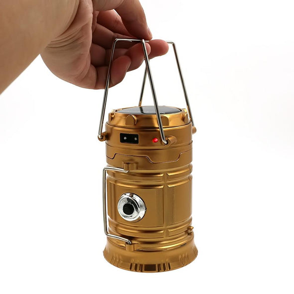 LED Rechargeable Camping Lantern - Collapsible, Portable