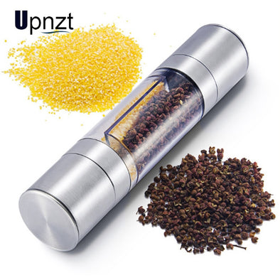 2 in 1 Salt and Pepper Grinder Set