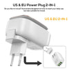 Multi-Port USB Wall Charger With LED Lamp