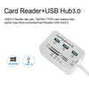 7 in 1 USB Hub & Card Reader