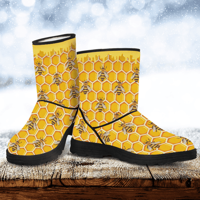 Beehive Faux Fur Boots