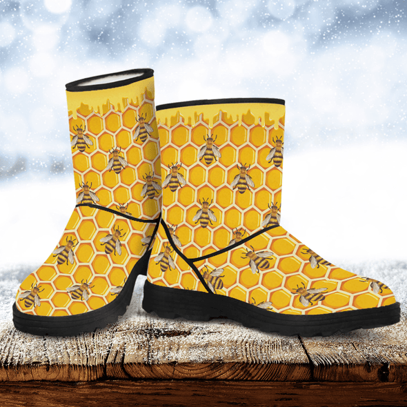 Beehive Faux Fur Boots