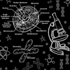 Biology Doodle Dress (Black)
