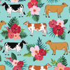 Floral Cow Sundress