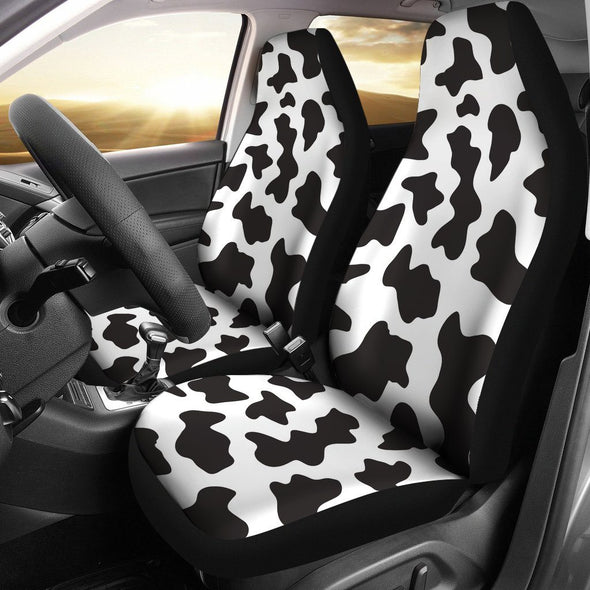 Cow Print Car Seat Covers (Set of 2)