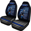 Police Officer's Prayer Car Seat Covers (Set of 2)