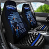 Police Officer's Prayer Car Seat Covers (Set of 2)