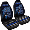 Police Officer's Prayer Car Seat Covers (Set of 2)