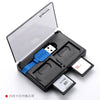 4 in 1 Memory Card Case & Card Reader