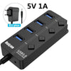 USB 3.0 Hub with Individual Power Switches