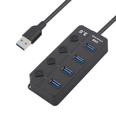 USB 3.0 Hub with Individual Power Switches