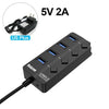 USB 3.0 Hub with Individual Power Switches