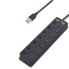 USB 3.0 Hub with Individual Power Switches