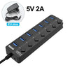 USB 3.0 Hub with Individual Power Switches