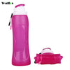 Walfos® Collapsible Water Bottle - BPA Free, Leakproof, 17 oz.