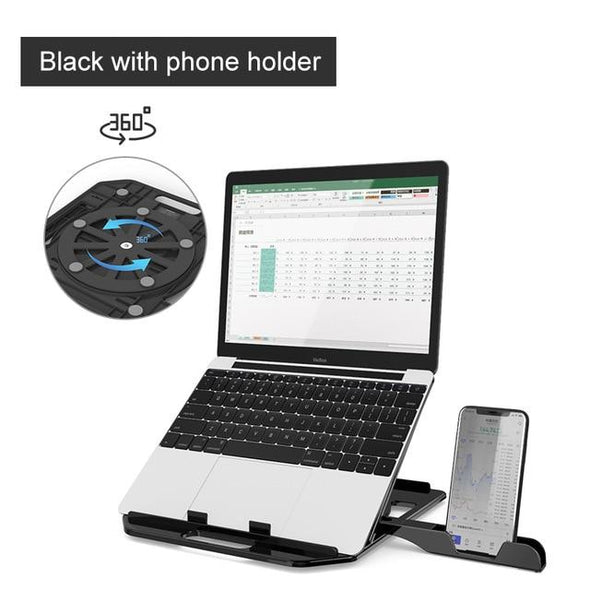 360° Rotatable Laptop & Phone Stand