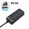 USB 3.0 Hub with Individual Power Switches